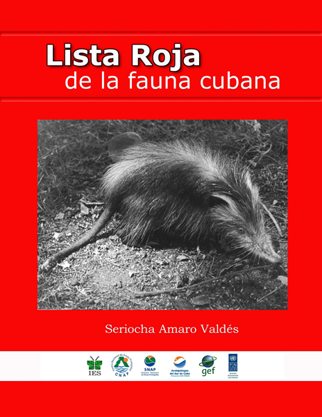 Lista Roja de la fauna cubana.