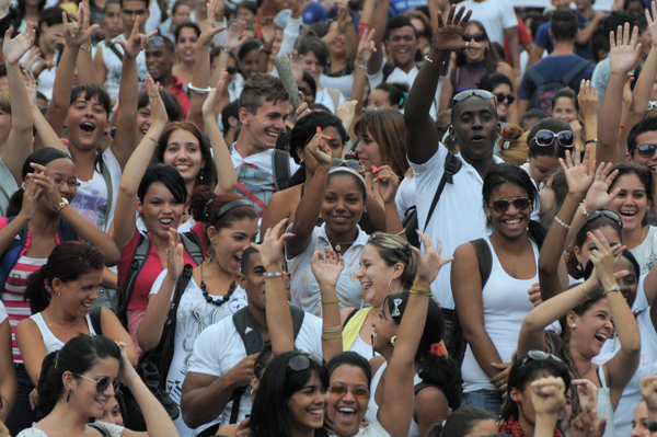 Jóvenes cubanos