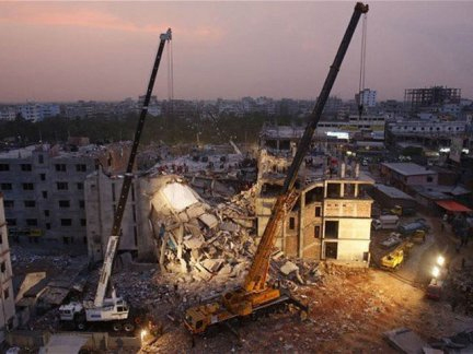 Derrumbe de edificio en Bangladesh