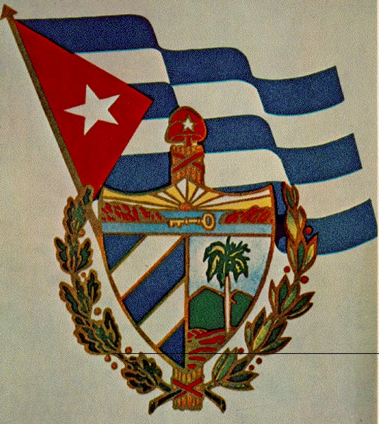 Escudo Nacional y Bandera de Cuba