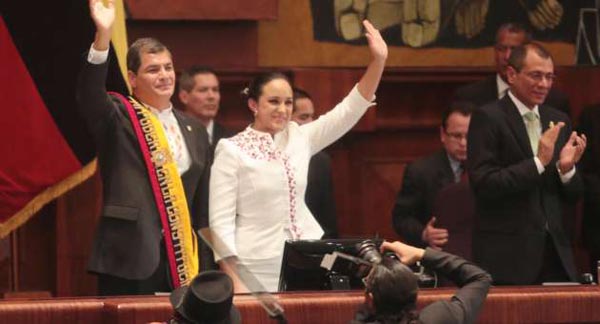 Toma de posesión del presidente Correa