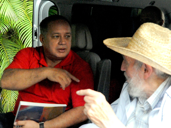 Fidel Castro Ruz y Diosdado Cabello