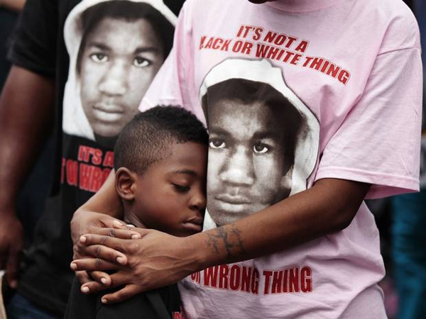 Pulóver con la foto de Trayvon Martin