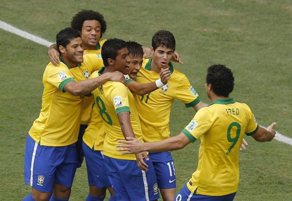 Equipo de fútbol de Brasil