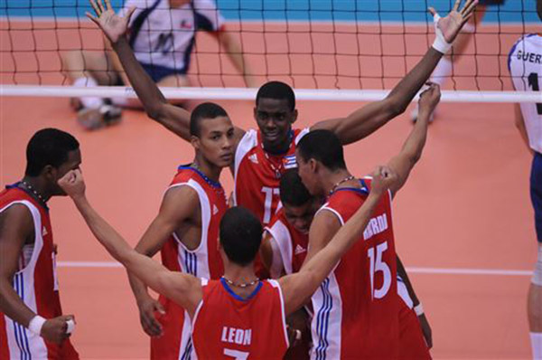 La selección masculina de Cuba sub 19