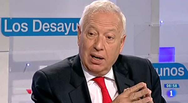 Canciller de España, José Manuel García Margallo,