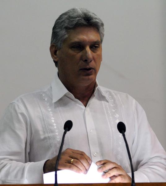 Vicepresidente de Cuba Miguel Díaz-Canel Bermúdez