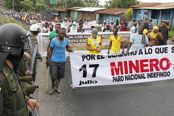 Los mineros continúan su protesta