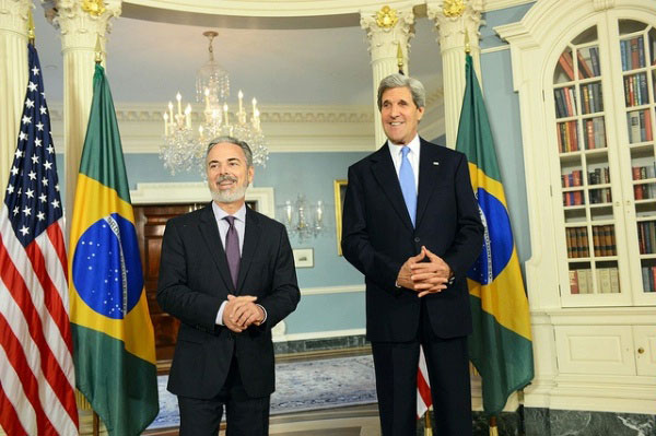 Antonio Patriota y John Kerry