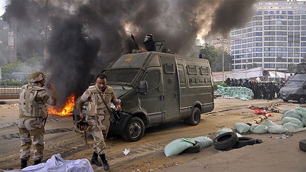 Represión policial en Egipto