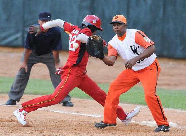 Juego entre los equipos de Villa Clara y Matanzas