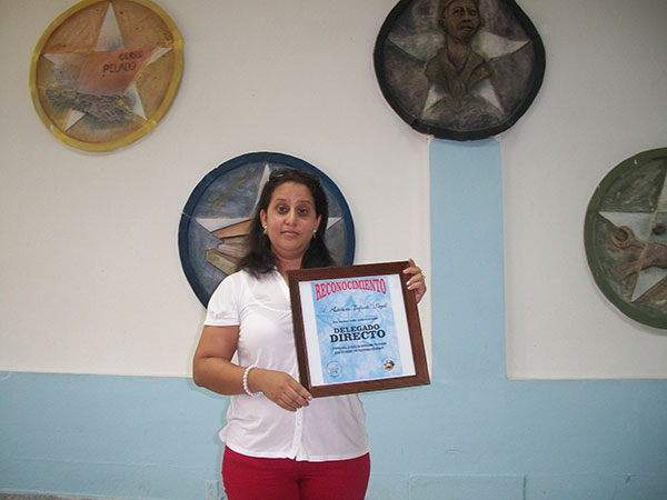 Primera delegada directa de Santiago de Cuba