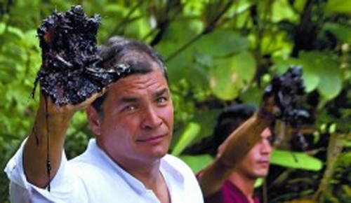 El presidente de Ecuador Rafael Correa