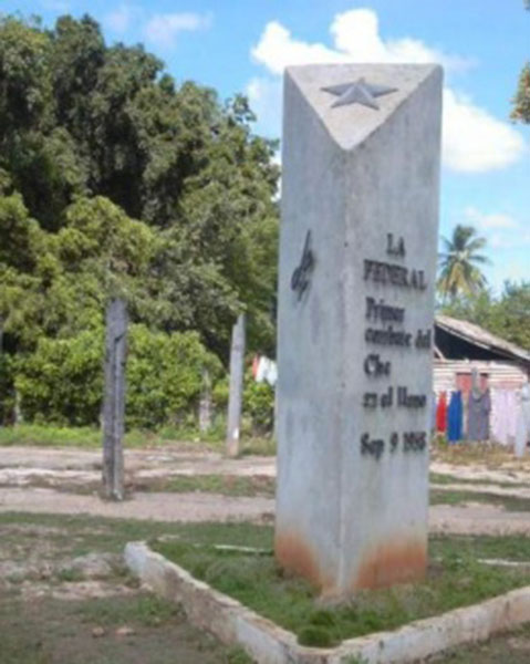 Primer combate del Che en el llano