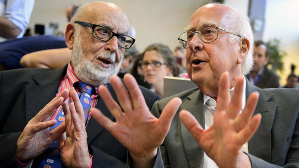 François Englert y Peter Higgs