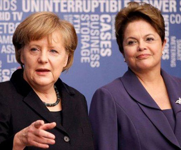 Dilma Rousseff y Ángela Merkel