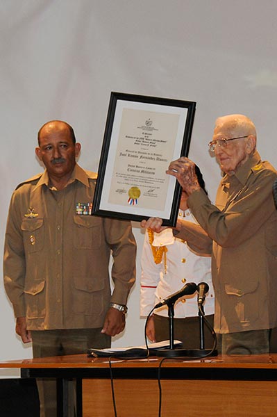 El general de división de la reserva José Ramón Fernández