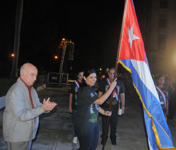 Delegación cubana a la cita juvenil de Ecuador