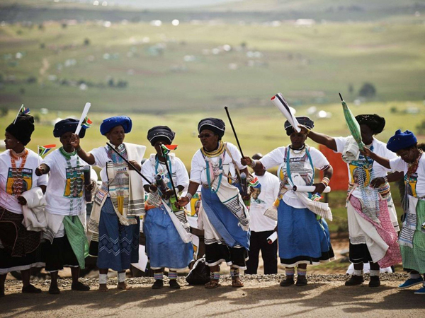 Mujeres de la etnia xhosa