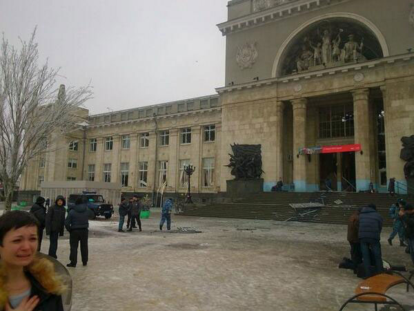 Explosión en estación de tren rusa