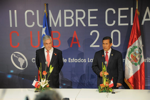 Sebastián Piñera y Ollanta Humanala