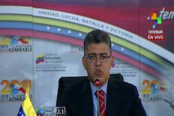 Canciller venezolano, Elías Jaua