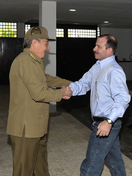 Raúl Castro y Fernando González