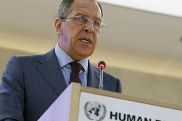 Canciller ruso Serguei Lavrov