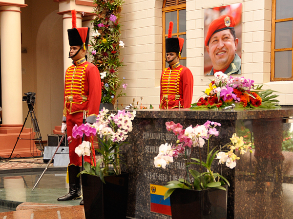 Homenaje al Presidente Hugo Chávez Frías en el Cuartel de la Montaña