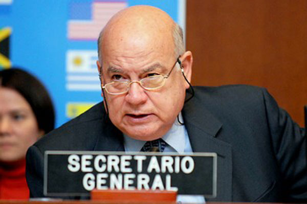 José Miguel Insulza, secretario general de la OEA 