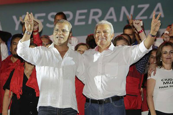 Celebran triunfo del FMLN en El Salvador