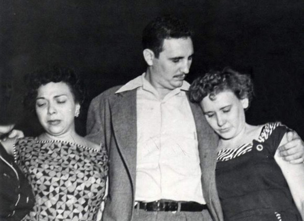 Fidel Con Melba y Haydeé