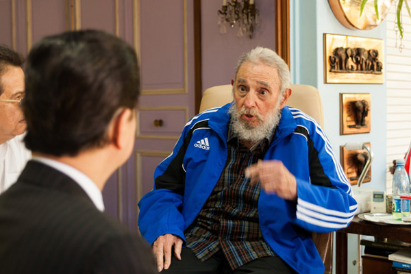 Fidel Castro Ruz y Nguyen Tan Dung