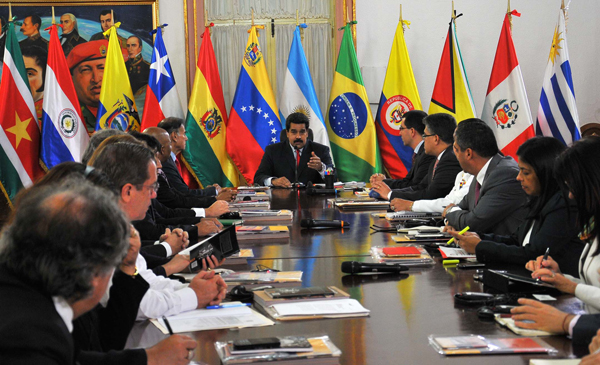 Reunión de Cancilleres de Unasur en Venezuela