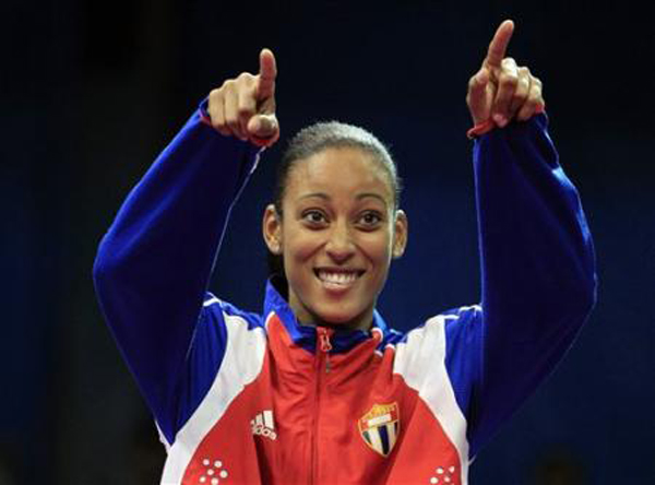 Glenhis Hernández, campeona taekwondista cubana