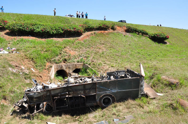 Accidente en carretera a Soroa