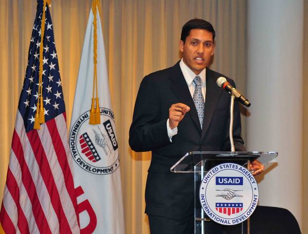 Rajiv Shah, jefe de la Usaid