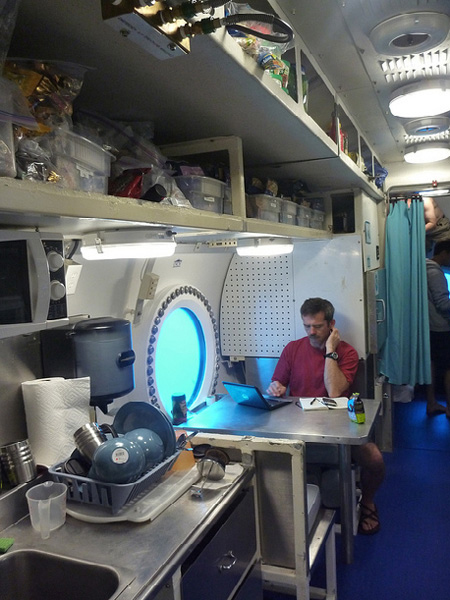 Aquarius, el mayor laboratorio submarino
