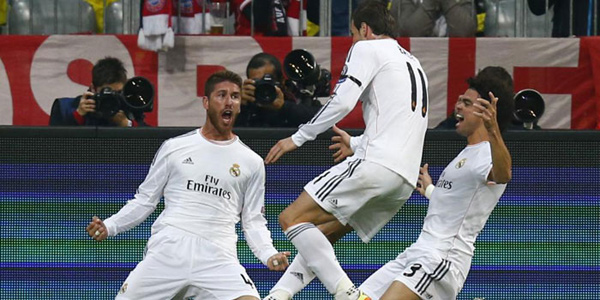 El Real Madrid contra el Bayern Munich en el Allianz Arena 