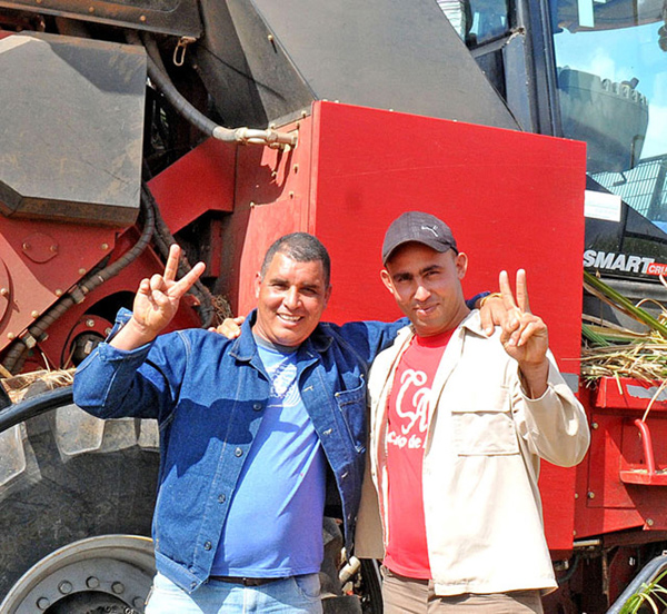 Raúl Delgado y Yoandry Carvajal