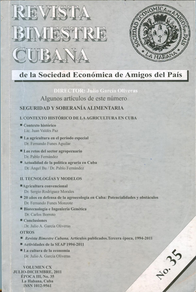 Portada de Revista Bimestre Cubana