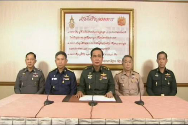 Ejército tailandés en el poder