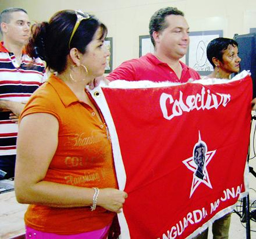 Creadores y trabajadores de la Casa del Joven Creador en Camagüey