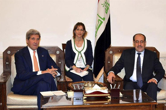  Nuri Al-Maliki y John Kerry 