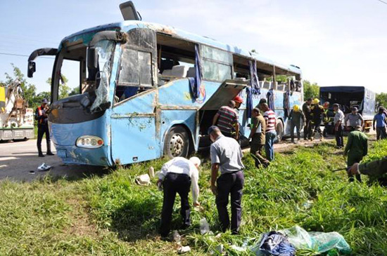 Accidente de tránsito en Sancti Spíritus