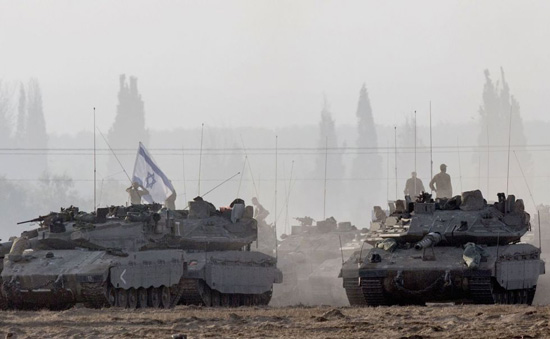 Tanques israelíes 