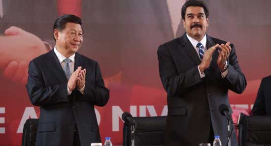 Xi Jinping y Nicolás Maduro
