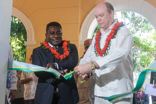 Inauguración de la embajada de Islas Salomón en La Habana