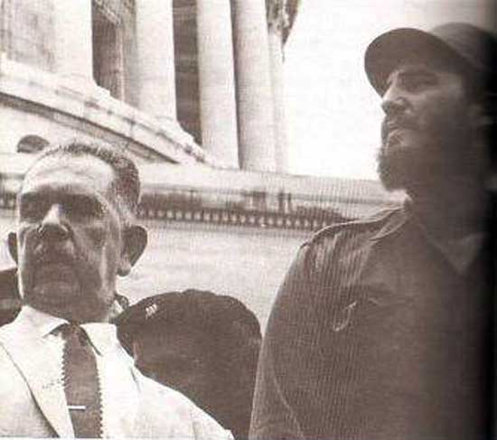 Lázaro Cárdenas con Fidel 