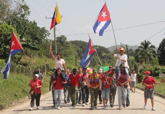 Inician ruta de sabaneta a miraflores